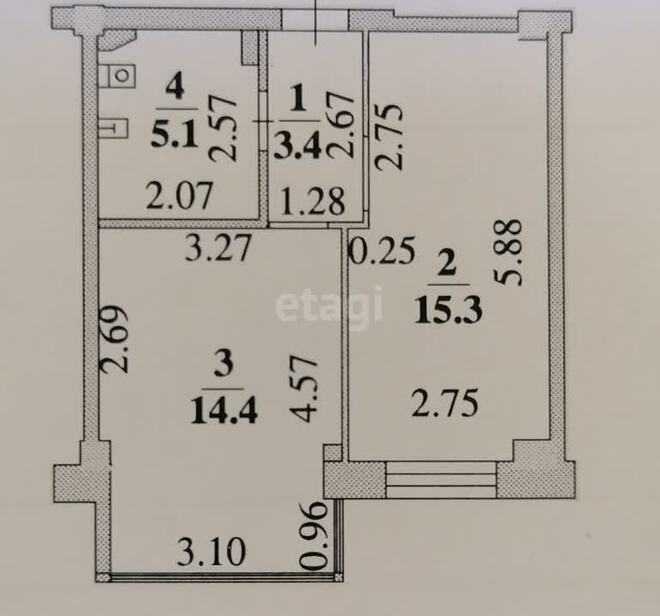 квартира г Липецк р-н Октябрьский ул Свиридова И.В. 10 фото 1