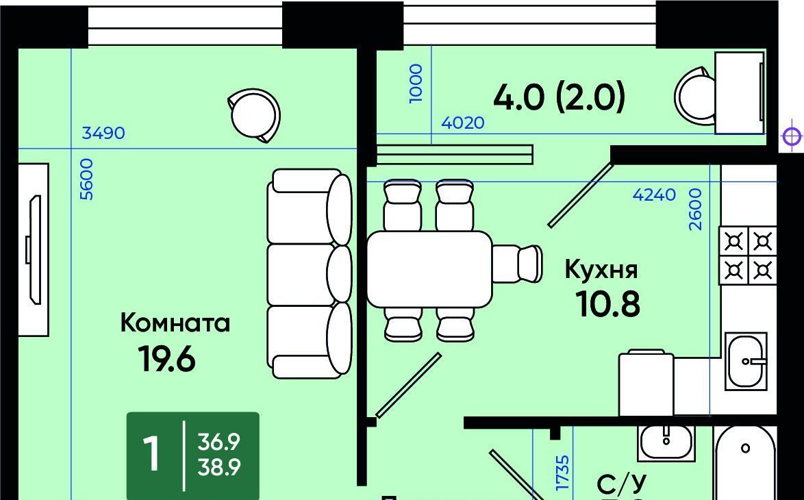 квартира г Батайск ЖК Солнечный Город жилой комплекс фото 1