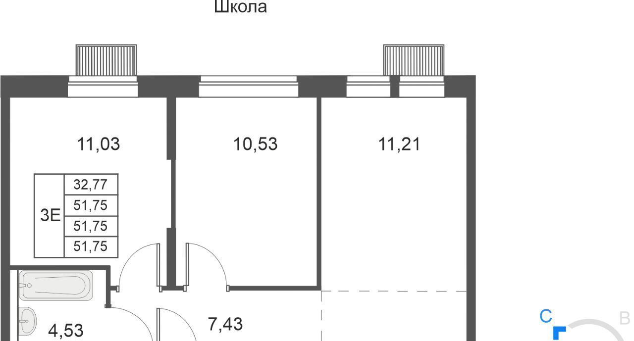 квартира городской округ Красногорск д Путилково Планерная фото 1