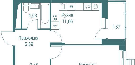 квартира г Одинцово ЖК «Одинбург» Одинцово фото 2