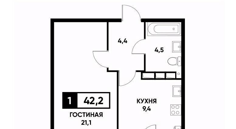 квартира г Ставрополь р-н Промышленный пр-кт Российский 12к/2 фото 1