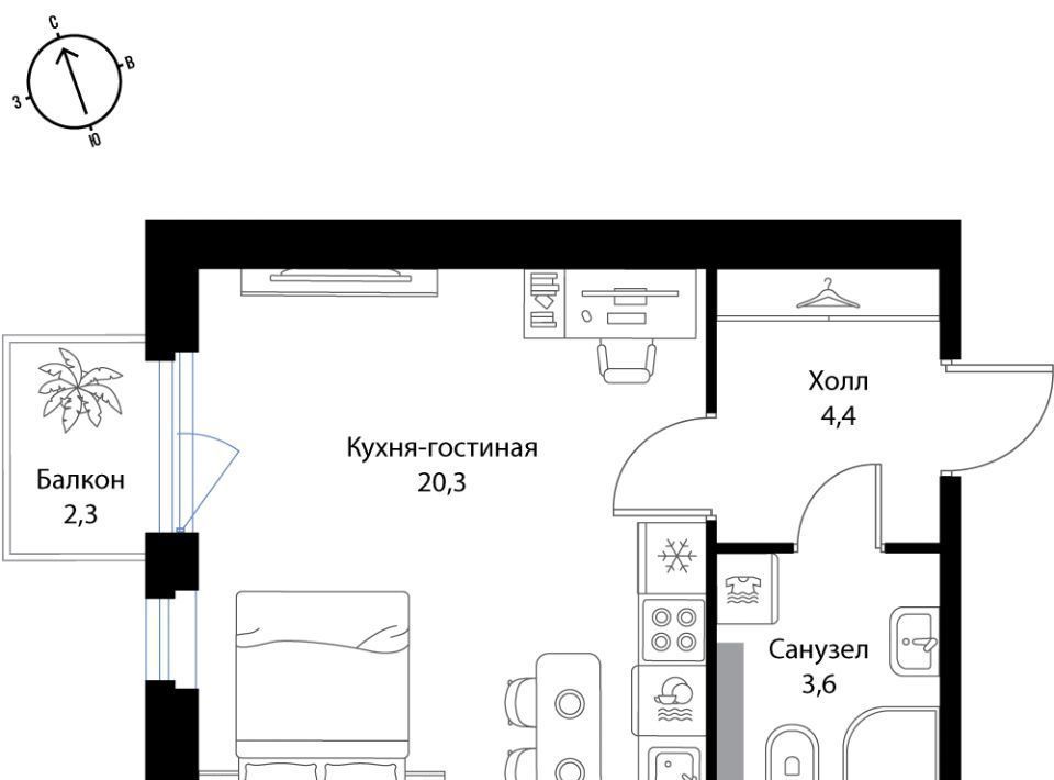 квартира р-н Ломоносовский д Ольгино Низинское с/пос, Проспект Ветеранов, Экография жилой комплекс фото 1