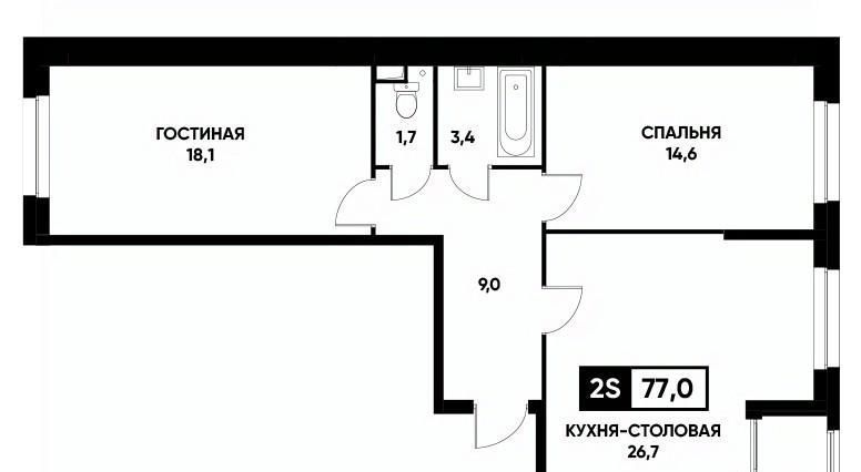 квартира г Ставрополь р-н Промышленный пр-кт Российский 12к/3 фото 1