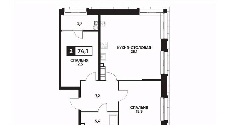 квартира г Ставрополь р-н Промышленный ул Андрея Голуба 16к/1 фото 1