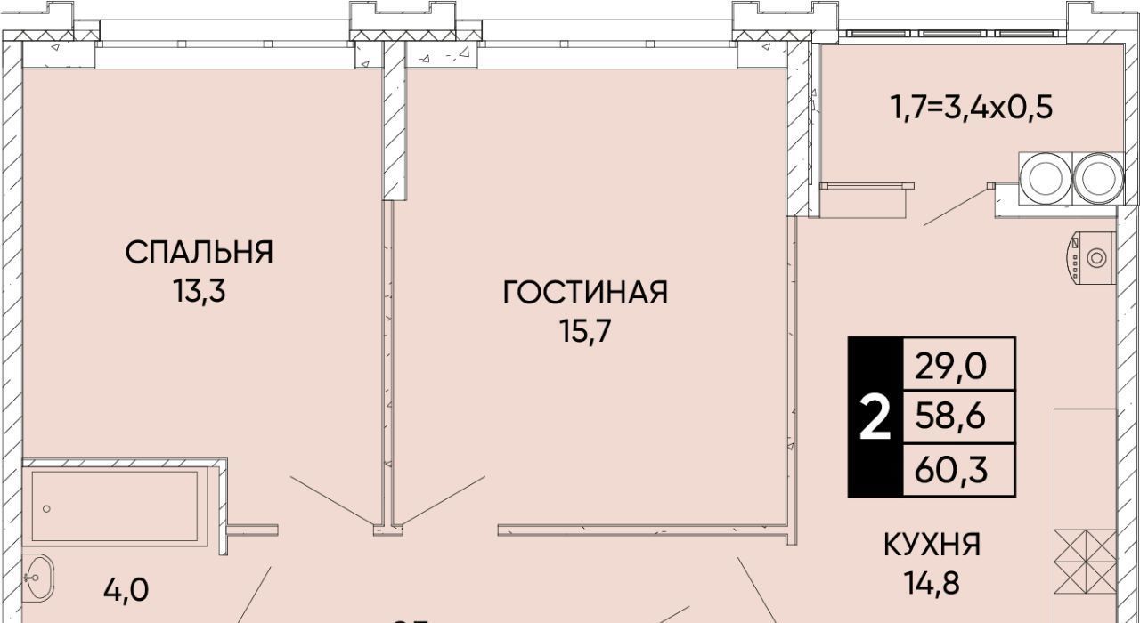 квартира г Ростов-на-Дону р-н Кировский ЖК Левобережье фото 1