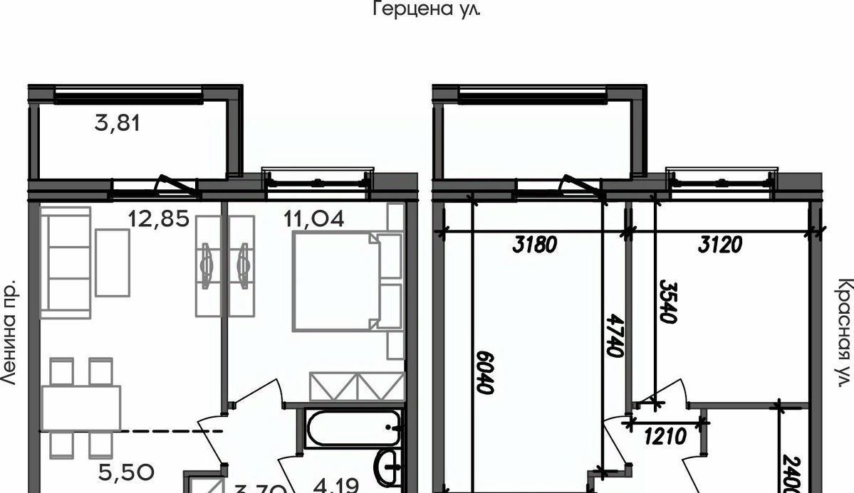 квартира г Петрозаводск ул Герцена фото 1