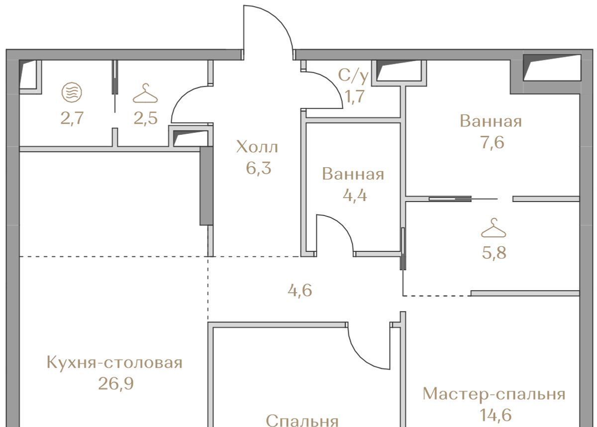 квартира г Москва метро Воробьевы горы ЖК Коллекция Лужники фото 1