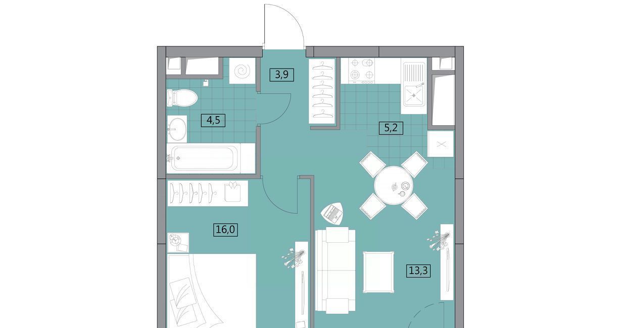 квартира г Москва метро Аминьевская ш Аминьевское 4 Дк 2 фото 1