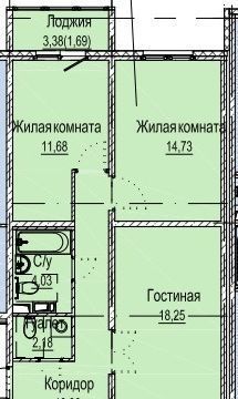 квартира г Нижний Новгород р-н Новый Буревестник Лесной городок Город жилой комплекс фото 2