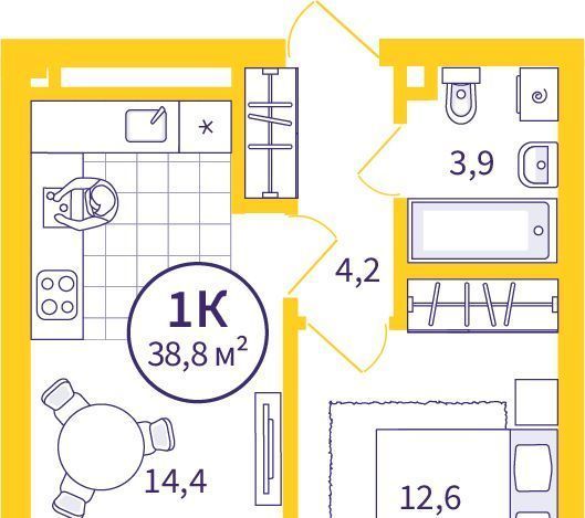 квартира г Екатеринбург Геологическая ул Репина 111 фото 1