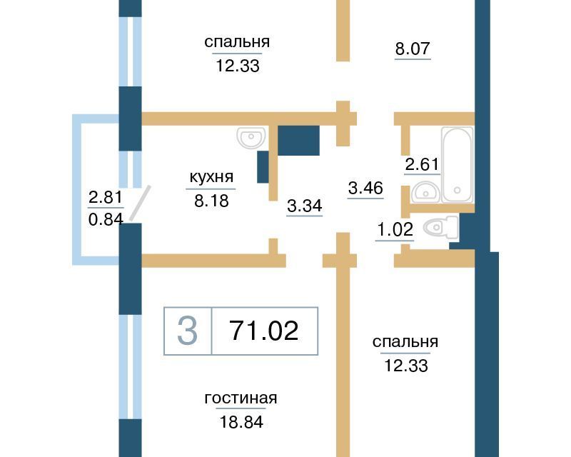 квартира г Красноярск ул Ольховая 6 городской округ Красноярск фото 1