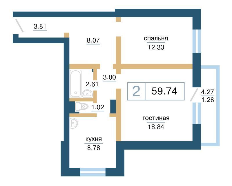 квартира г Красноярск ул Ольховая 6 городской округ Красноярск фото 1