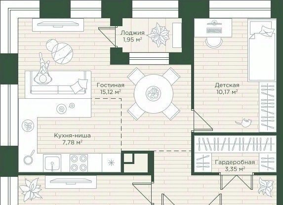 квартира г Казань Козья слобода ЖК Савин Фемили фото 1