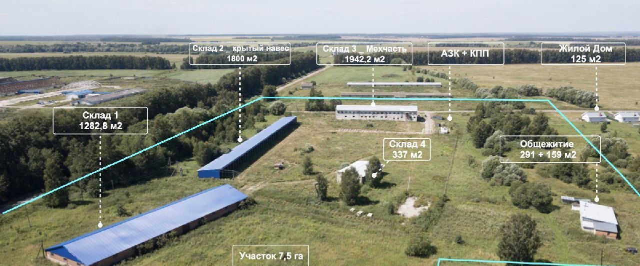 производственные, складские р-н Болховский п Злынский Конезавод ул Центральная 8 Злынское с/пос фото 28