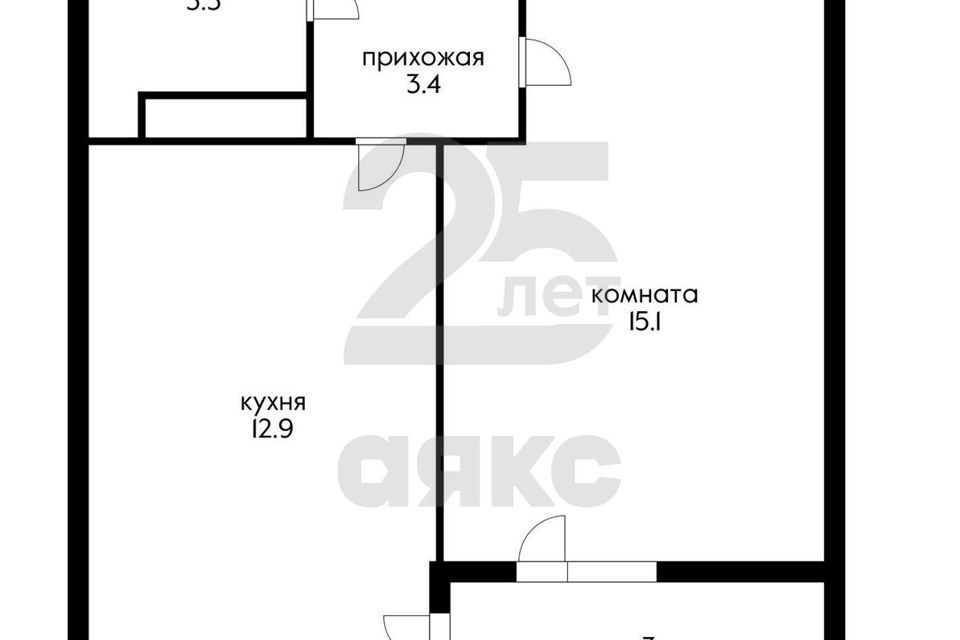 квартира г Краснодар ул им. Константина Гондаря 97 муниципальное образование Краснодар фото 3