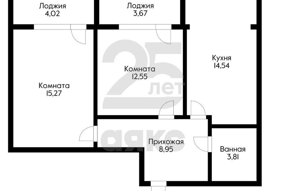 квартира г Краснодар ул Жигулёвская 15 муниципальное образование Краснодар фото 9