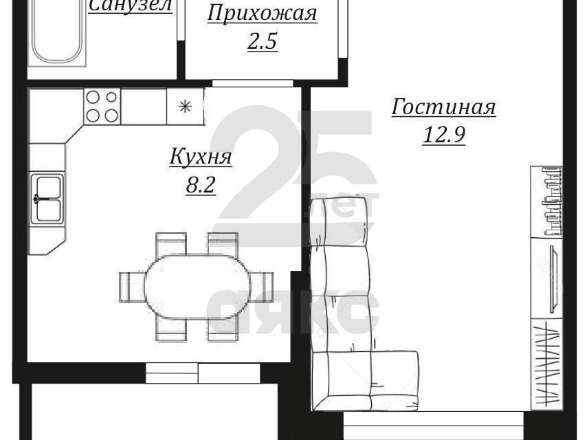 квартира г Краснодар ул Западный Обход 45к/1 муниципальное образование Краснодар фото 7