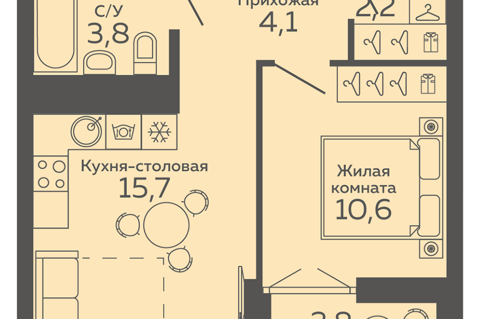 квартира г Екатеринбург ул 8 Марта 204г Екатеринбург, муниципальное образование фото 1