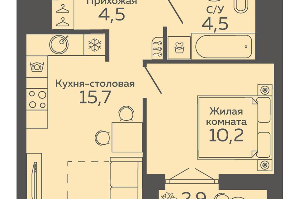 квартира г Екатеринбург ул 8 Марта 204г Екатеринбург, муниципальное образование фото 1