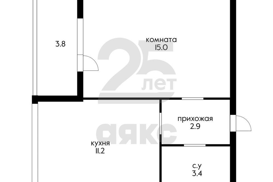 квартира г Краснодар ул им. Сергея Есенина 84 муниципальное образование Краснодар фото 4