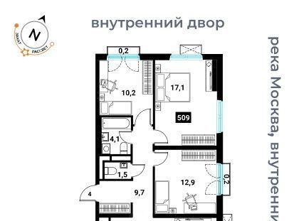 квартира г Москва метро Багратионовская ул Большая Филёвская 3к/4 фото 1