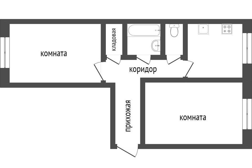 квартира г Тобольск ул Октябрьская 81 Тобольский район фото 1