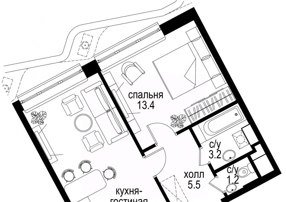 квартира г Москва метро Электрозаводская проезд Проектируемый 727-й фото 1