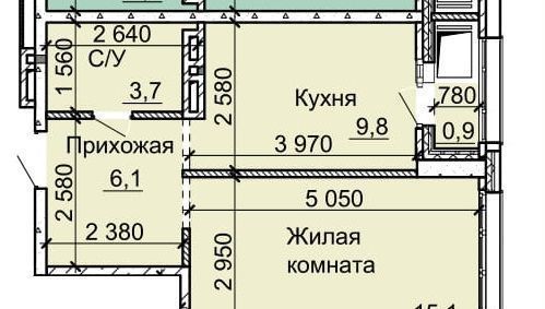 квартира г Новосибирск р-н Калининский ул Столетова 15 фото 3