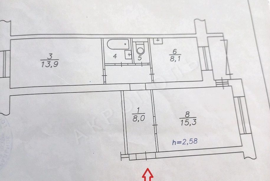 квартира г Красноярск р-н Кировский ул Алеши Тимошенкова 183 фото 18