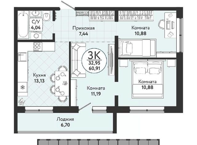 квартира Студенческая 4 фото