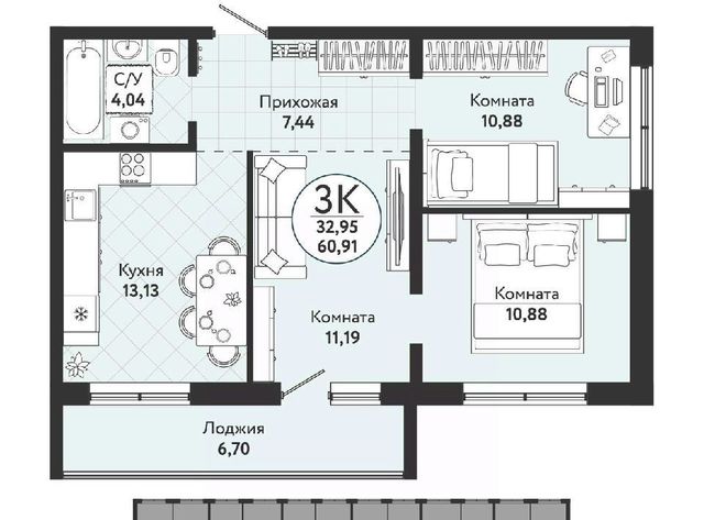 Студенческая ЖК «Одоевский» 4 фото