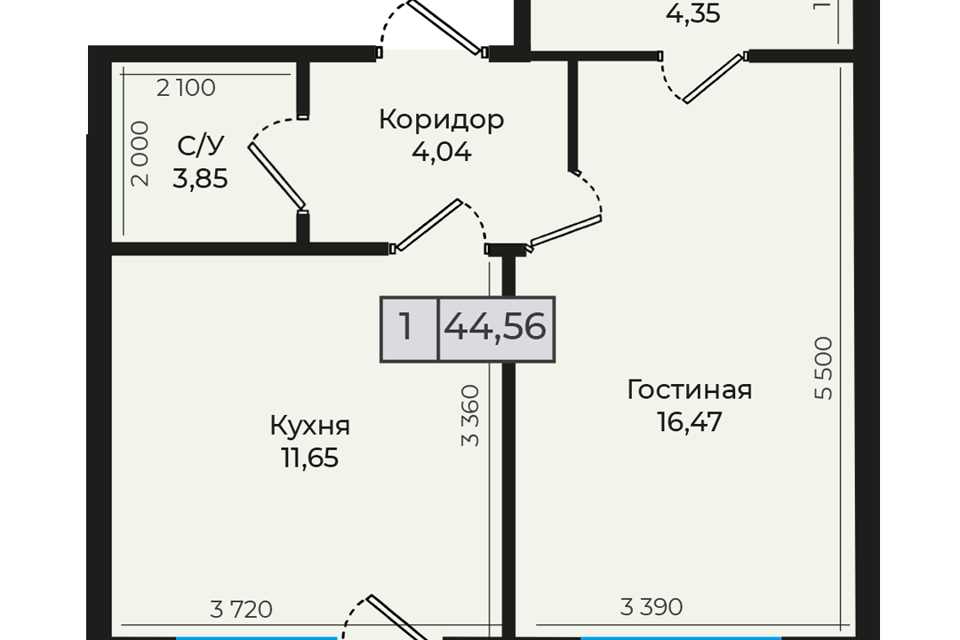 квартира г Невинномысск ул Дунаевского 11 городской округ Невинномысск фото 1