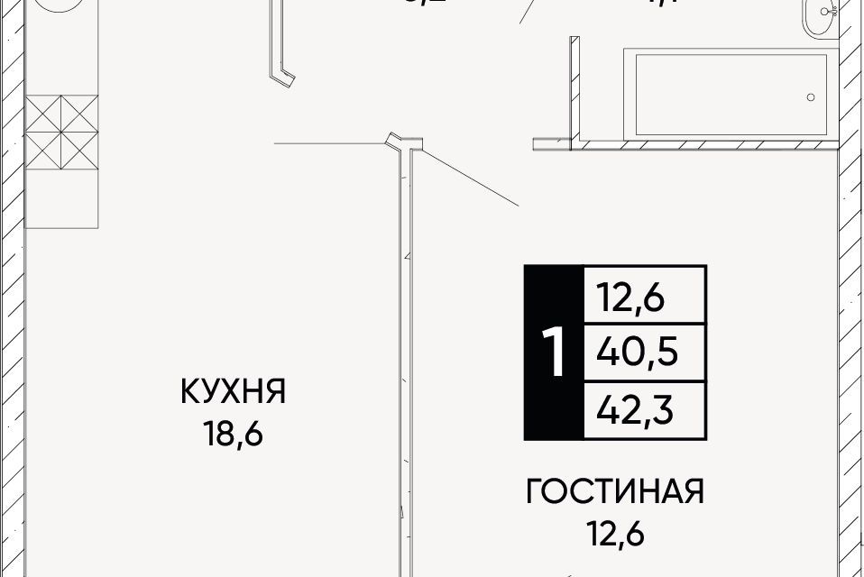 квартира г Ростов-на-Дону ул Левобережная 6/6с 1 городской округ Ростов-на-Дону фото 1