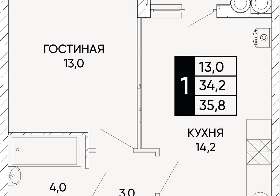 квартира г Ростов-на-Дону ул Левобережная 6/6с 1 городской округ Ростов-на-Дону фото 1