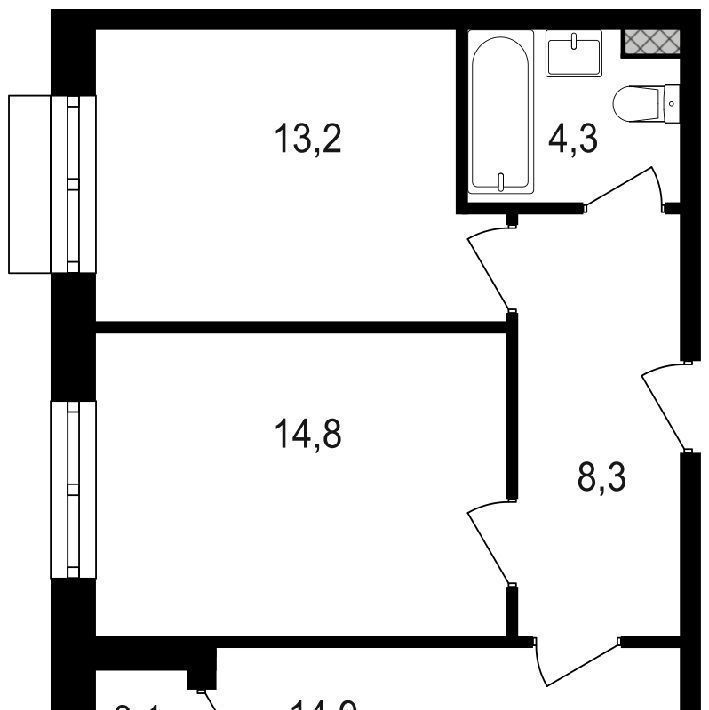 квартира г Москва метро Водный стадион ул Михалковская 48с/8 фото 1