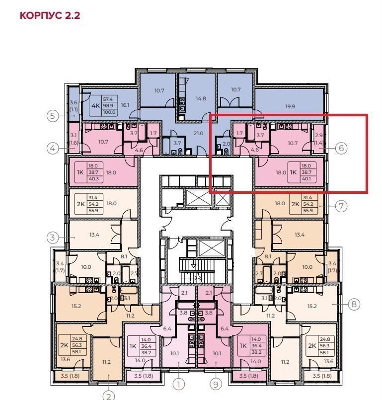 квартира г Москва ул Берзарина 3/2 поле, 32к, Октябрьское фото 3