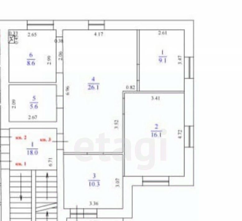 квартира г Ульяновск р-н Ленинский ул Красноармейская 117б фото 12