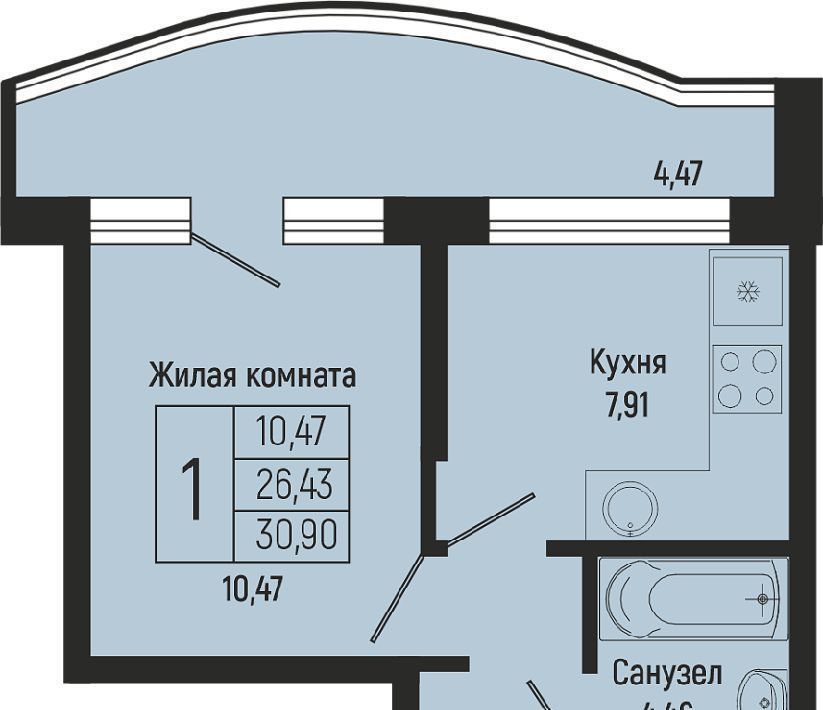 квартира р-н Туапсинский с Ольгинка тер. ГСК Сигнал фото 1