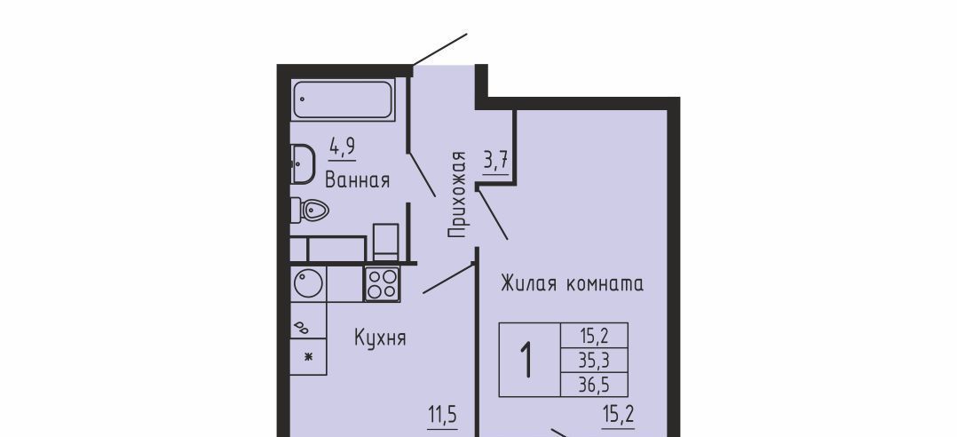 квартира г Екатеринбург Чкаловская ул Академика Парина 12/6 фото 1