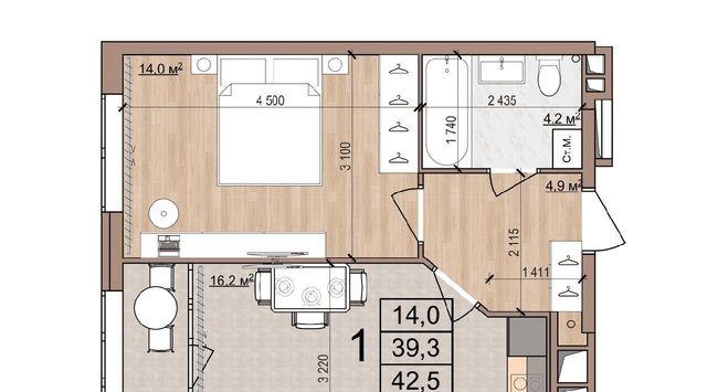 квартира р-н Московский дом 3 фото