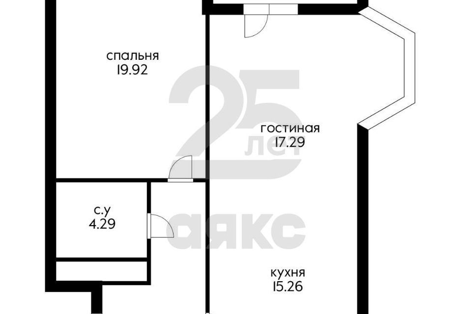 квартира г Краснодар ул Строителей 21 муниципальное образование Краснодар фото 2