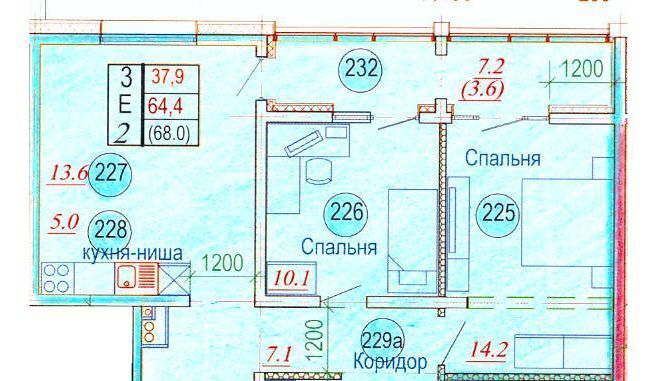 квартира р-н Елизовский п Термальный Чирельчик жилой комплекс, 72 фото 1