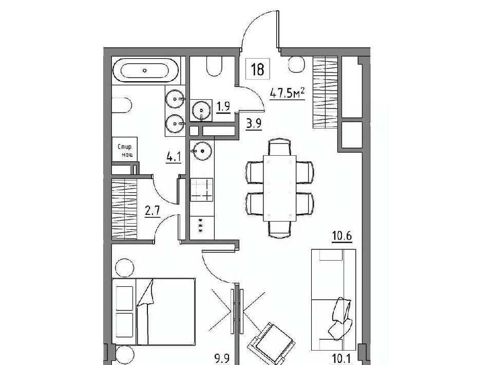 квартира г Москва метро Битца ул Сосновая 15к/2 Московская область, Видное фото 1