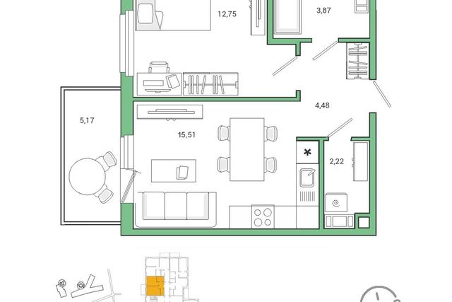 квартира г Гатчина ш Пушкинское 13к/2 фото