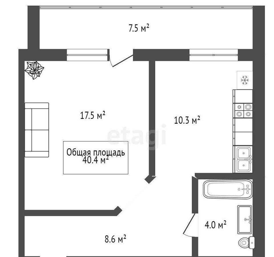 квартира г Новосибирск р-н Ленинский ул Титова 253/1 фото 24