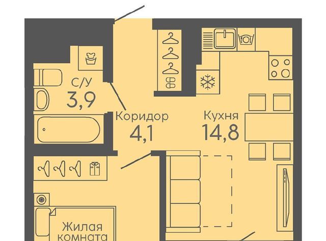 микрорайон Новокольцовский Ботаническая Новокольцовский жилой комплекс, 6 фото