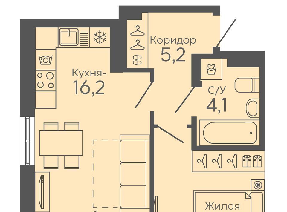 квартира г Екатеринбург Ботаническая б-р Новосинарский 6 фото 1