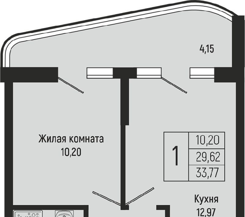 квартира р-н Туапсинский с Ольгинка тер. ГСК Сигнал фото 1