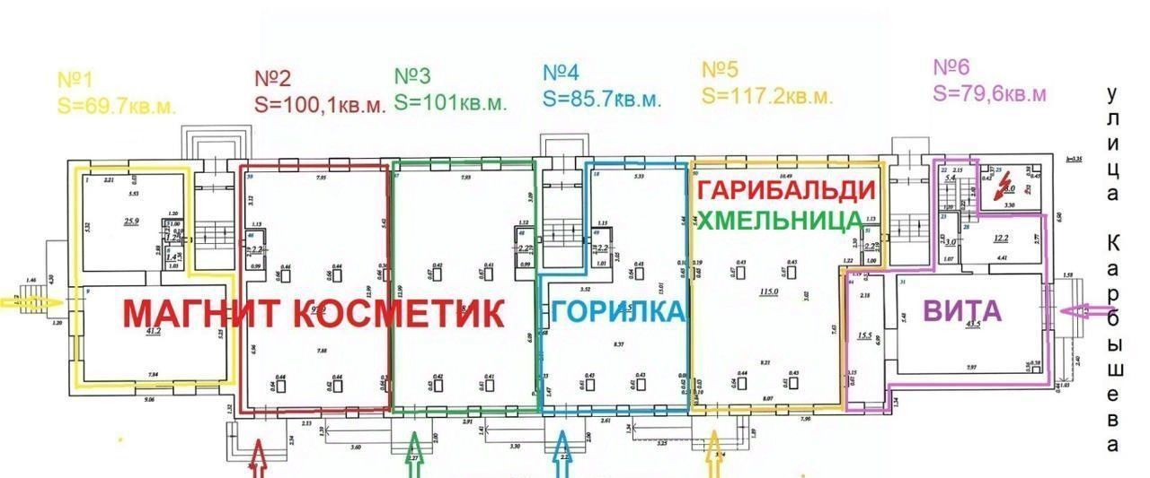 торговое помещение г Самара р-н Советский ул Мориса Тореза 117 фото 9