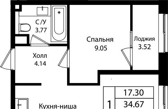 квартира г Краснодар р-н Карасунский ул Сормовская 1/2к 1 фото 1